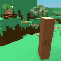 Obby but you're a LOG! icon