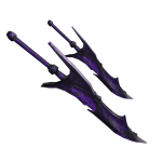 Purple Amethyst Dual Sword
