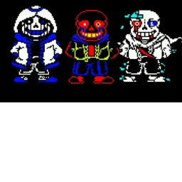  glitched trio (waring very hard) icon