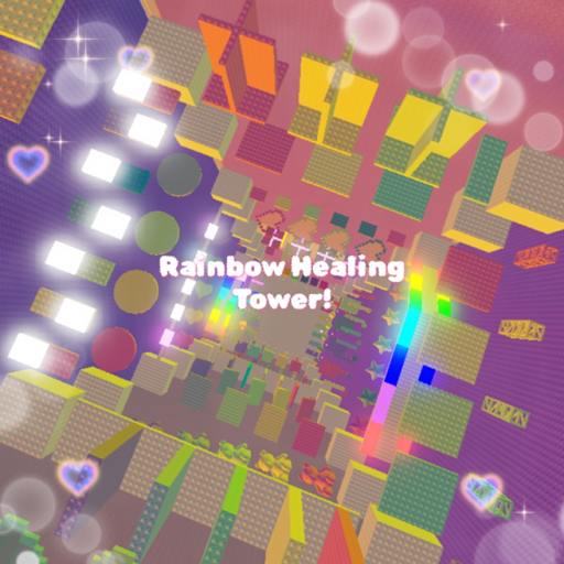 Rainbow Healing Tower! official Roblox game thumbnail