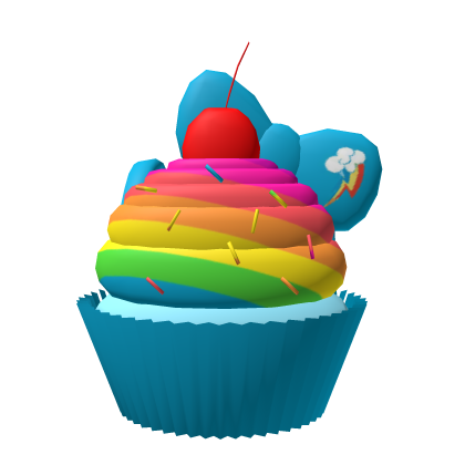 ⋆˚꩜｡Kawaii Rainbow Cupcake Backpack Roblox item
