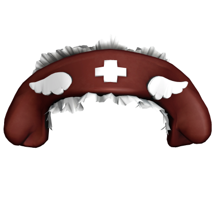 Cute Angel Nurse Headband - Red White Roblox item