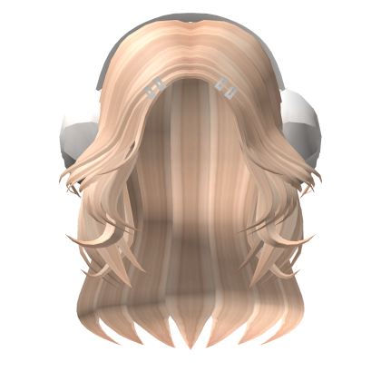 Lush Hair with Earmuffs (Blonde) Roblox item
