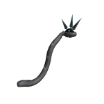 Black Cat Tail With Daggers