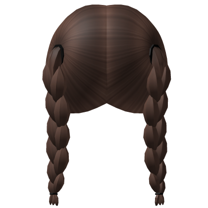 Brown Braided Pigtails Roblox item