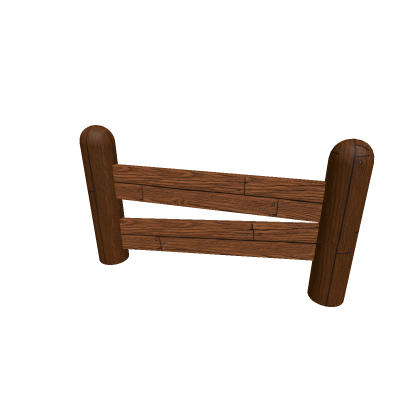 Simple wooden fence