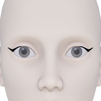 Sharp Black Eyeliner