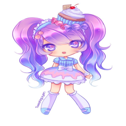 Cute cupcake chibi Roblox decal