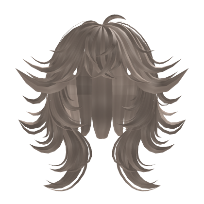 Messy Light Brown Wolfcut W/ Emo Goth Girl Hair Roblox item