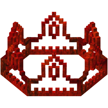 Adurite Red 8-Bit Royal Crown Outline (Addon)