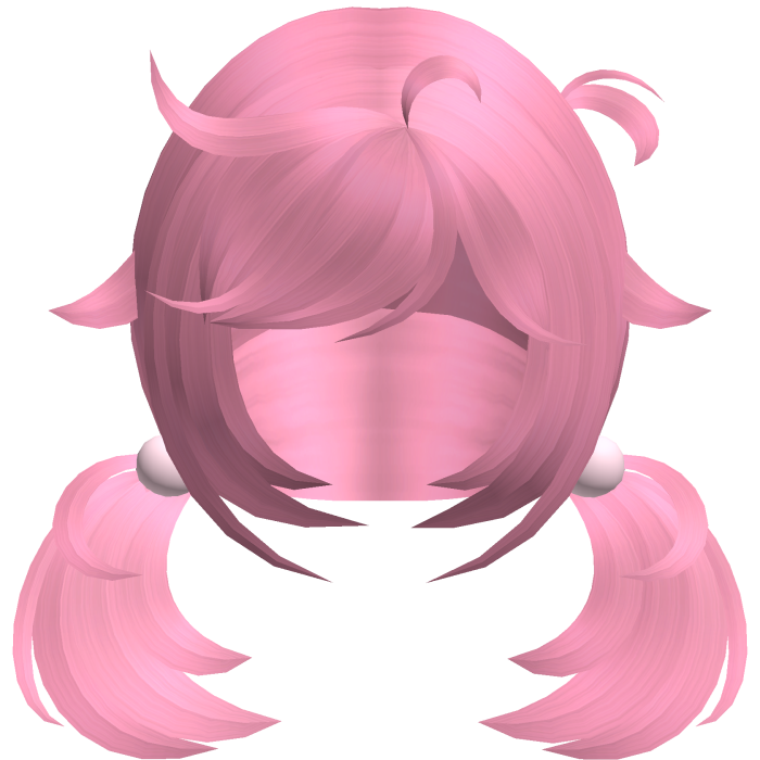 pink wispy cute tweencore pigtails