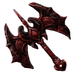 Red Battle Axe
