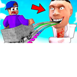 Cart Ride Into Skibidi Toilet