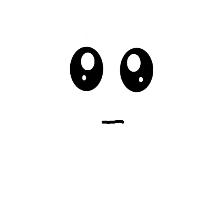 Cute disappointed face Roblox decal