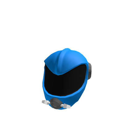 Blue Martian Space Helmet