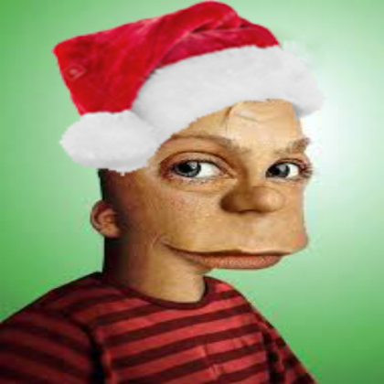 christmas realistic bart simpson cursed meme Roblox decal