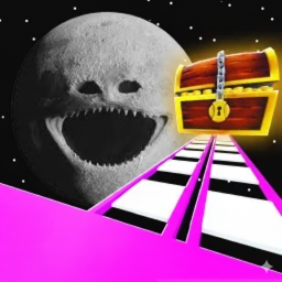 The Moon Wakes Up Glass Bridge!