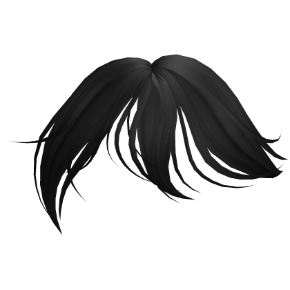 Long Wispy Bangs in Black Roblox item