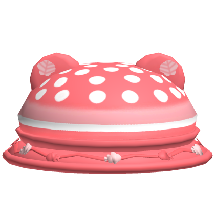 Red Tropical Seashell Summer Cool Fish Hat