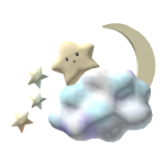 Cute Star Backpack in a Cloud