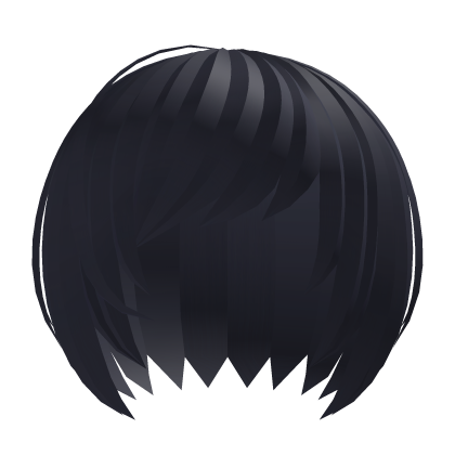 ៹ dark blue shy choppy bob (つ﹏<) Roblox item