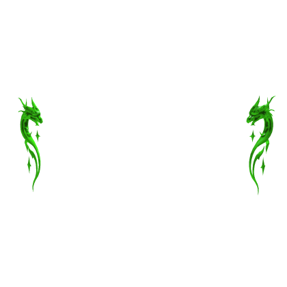 Neon Green Dragon Facial Jewelry