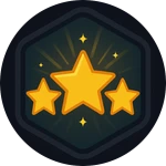 Clear a Level with 3 stars. Flawless victory!