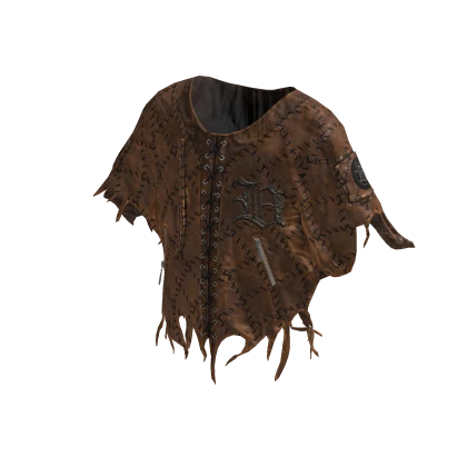 Brown Leather Torn Ripped Stitched Baseball Jersey | Roblox Item ...