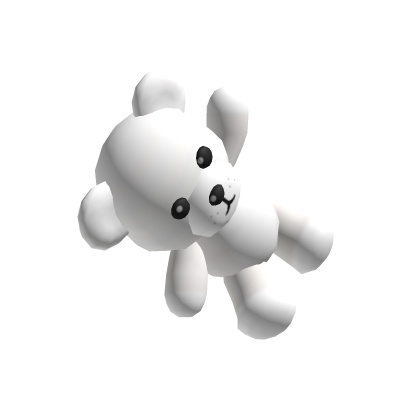 White Holdable Teddybear