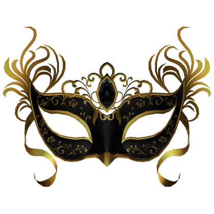 Magical Mask In Black & Gold Roblox item