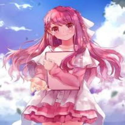 Pink haired anime girl #21 Roblox decal