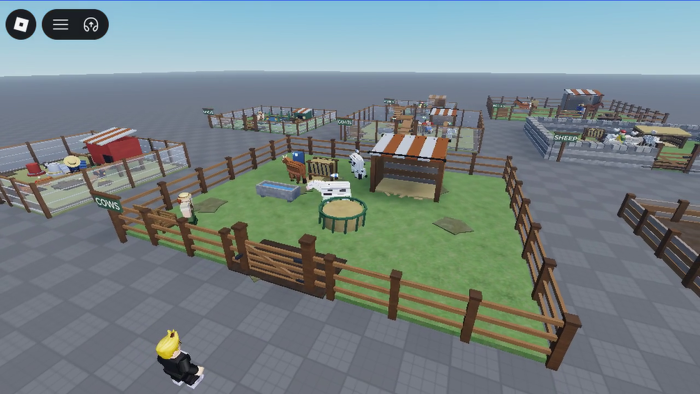 Animated Cow Farm Pen - Working Cow NPC preview 5