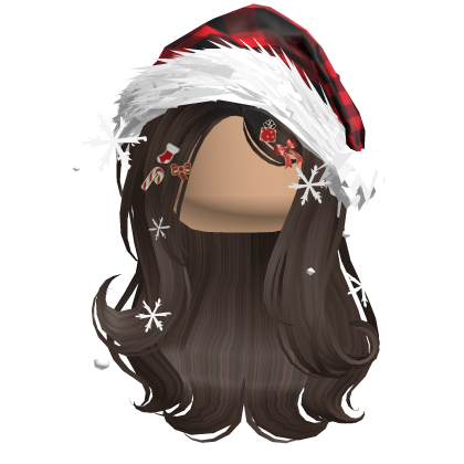Lush Gentle Swirls w/Santa Hat (Brown)
