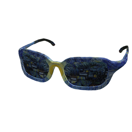 Starry Night Glossy Designer Sunglasses