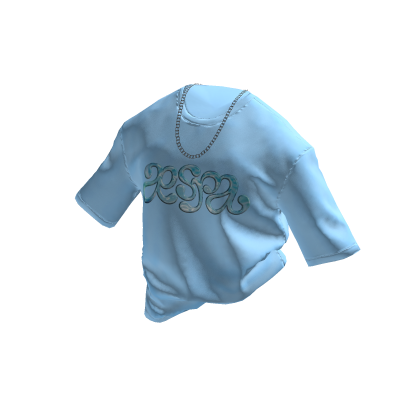 Light Blue Folded Oversize Shirt thumbnail