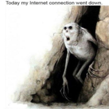 Today my internet connection went down. Roblox decal