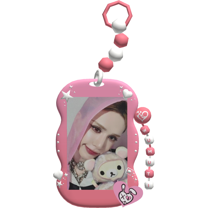 XLOV Wumuti Photocard Kpop Keychain