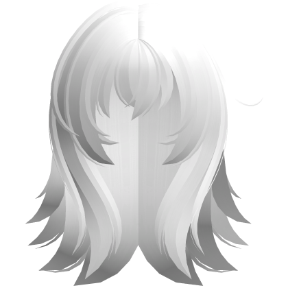 aoi mukou fluffy messy anime hair white