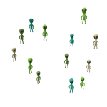 Judgy alien friends