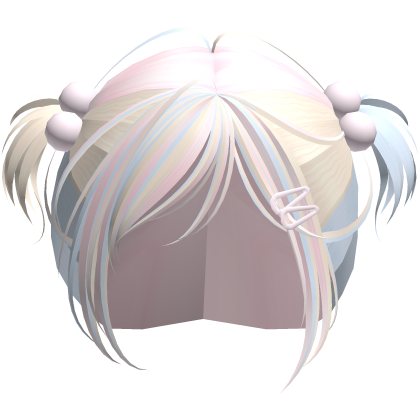 ♡ : free small confetti short pigtails thumbnail