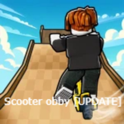 Obby but your in a scooter