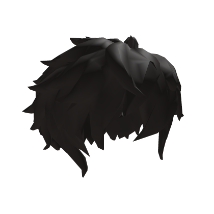 Black Messy Layered Hair