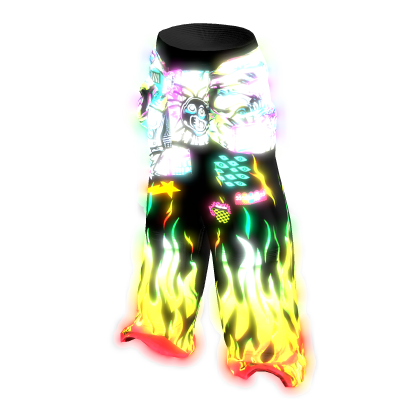 Flame Emmisive Pants Layered Glow