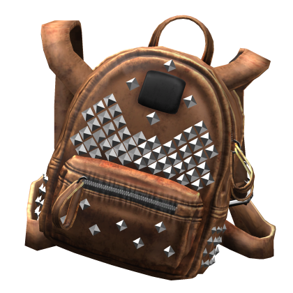 (1.0) Brown Rhinestone Off-Shoulder Backpack Roblox item