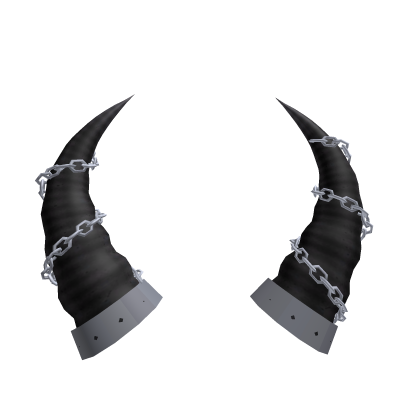 Dark Gothic Chained Demon Horns