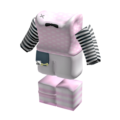 cat emo moe cute clothing in pink white & black ♡ thumbnail