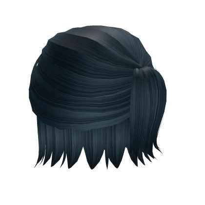 Ocean Blue Cheap Pulled Ponytail with Short Hair Roblox item