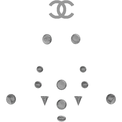 CC Piercing Set White