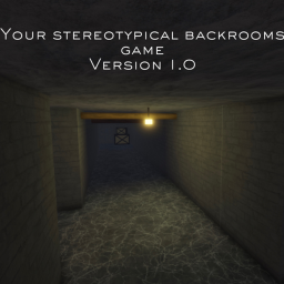 your stereotypical backrooms game