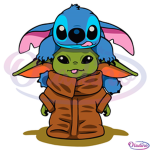 Stitch a baby yoda